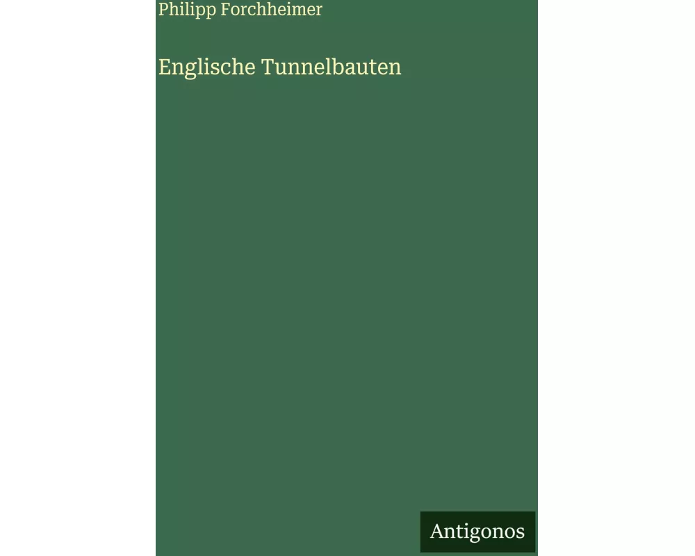 Englische Tunnelbauten