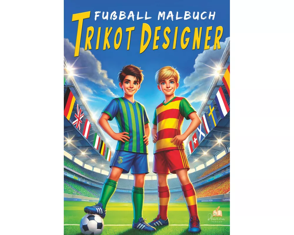 Fußball-Malbuch Trikot-Designer für Kinder ab 6 Jahren mit 100 Motiven zum Ausmalen