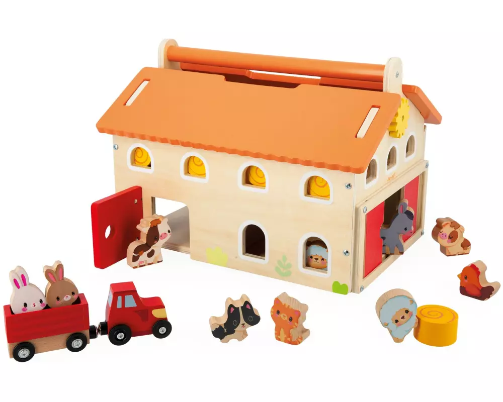 Janod Beschäftigungsspielzeug Mein erster Bauernhof