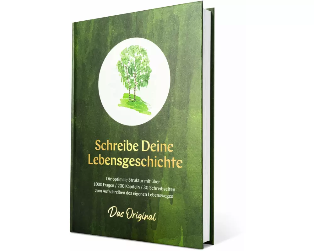 Schreibe Deine Lebensgeschichte - Das Original (GRÜN)