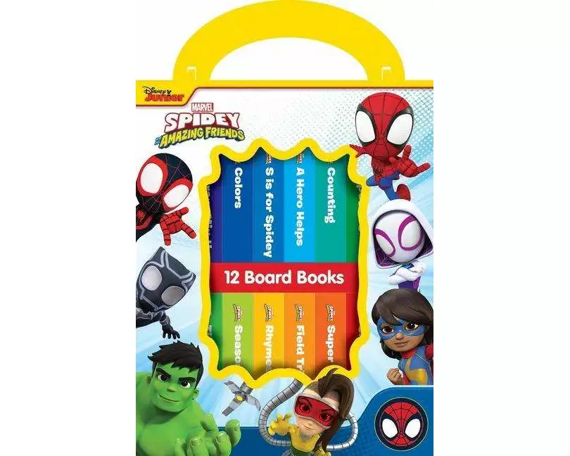 Disney Junior Marvel Spidey and His Amazing Friends: 12 Board Books