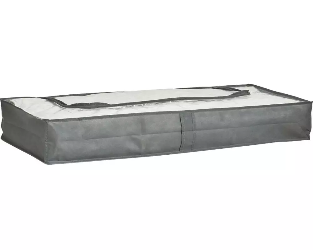 Zeller Present Unterbettkommode Vlies, 103 x 45 x 15 cm, Grau
