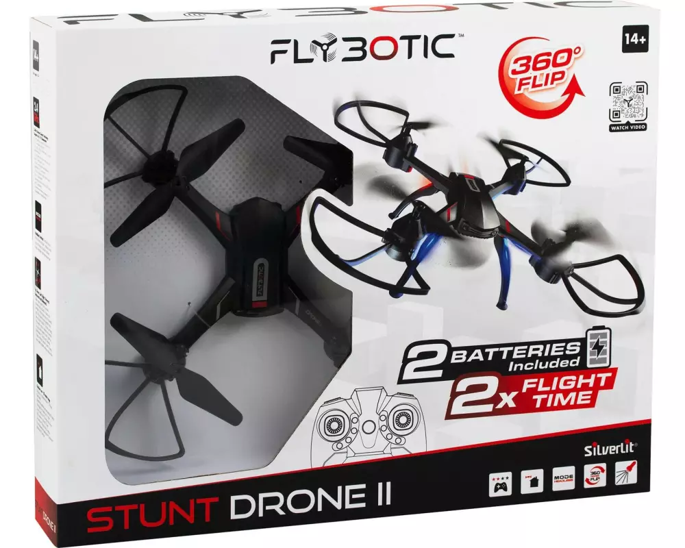 Silverlit Drohne Stunt II 2.4 GHz 360° Drehung