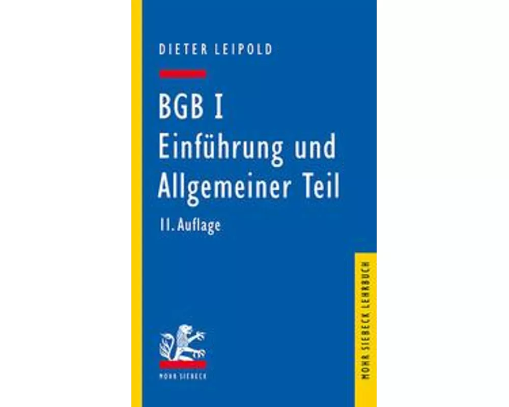 BGB I: Einführung und Allgemeiner Teil