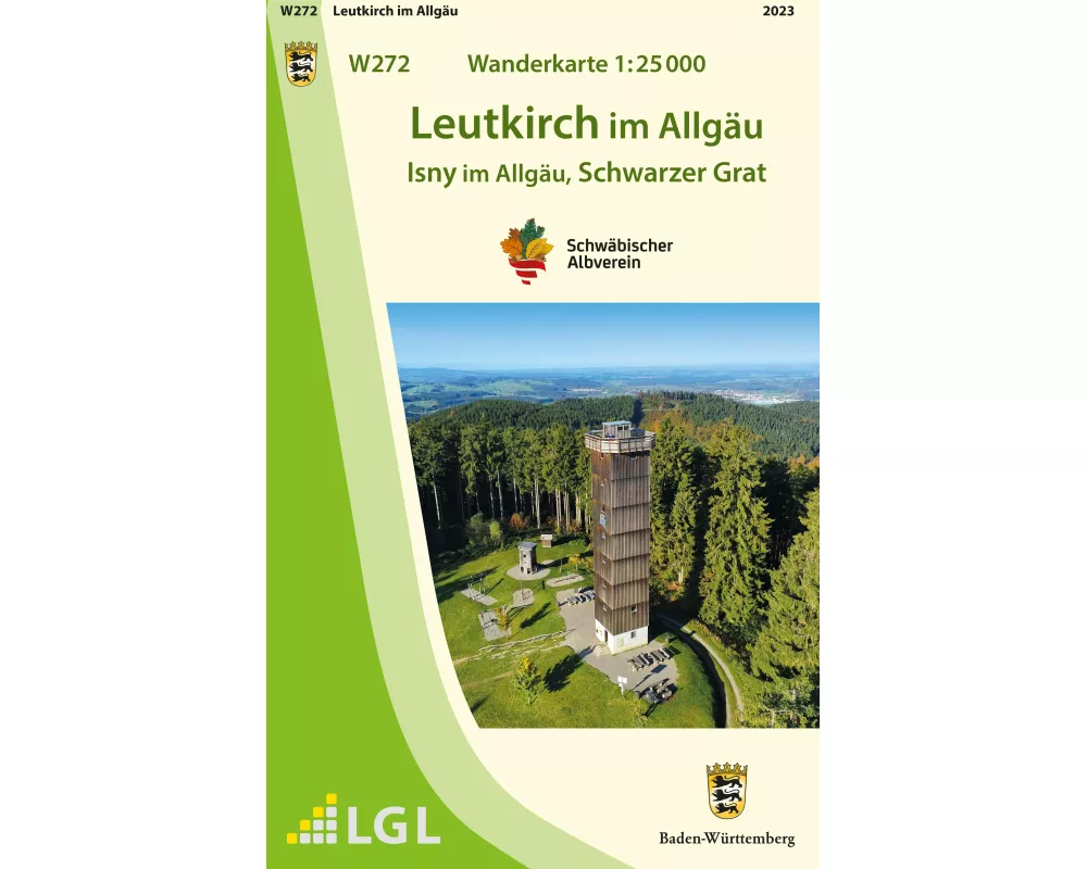 W272 Wanderkarte 1:25 000 Leutkirch im Allgäu