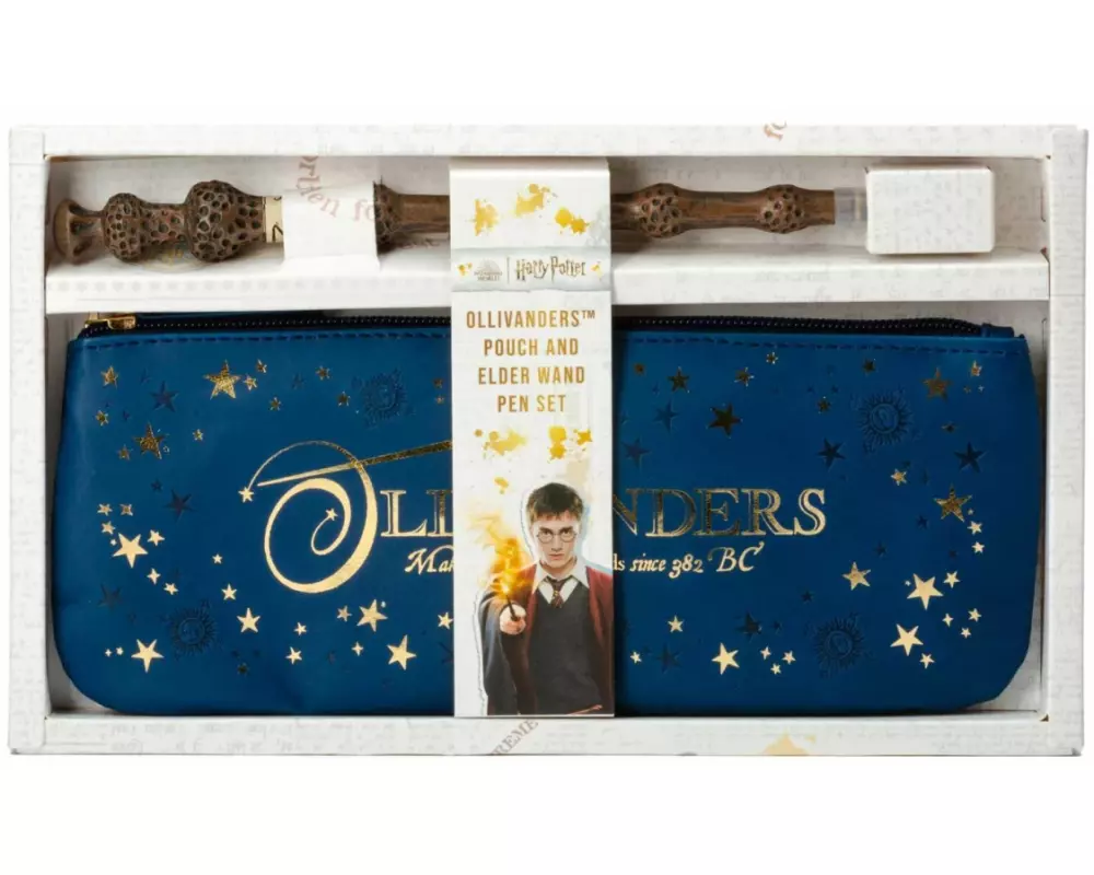 Harry Potter: Ollivanders Accessory Pouch and Elder Wand Pen Set