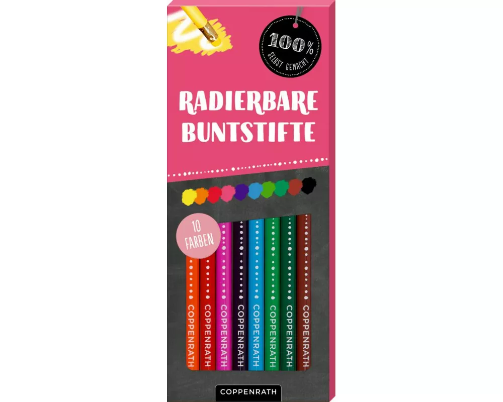 Radierbare Buntstifte
