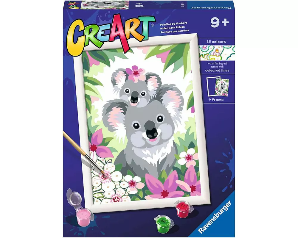 Malen nach Zahlen, CreArt. Koala Cuties