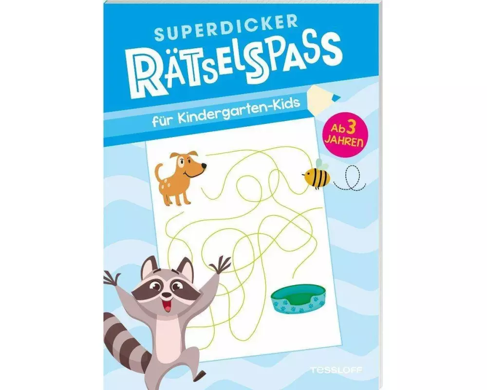 Superdicker Rätselspaß für Kindergarten-Kids