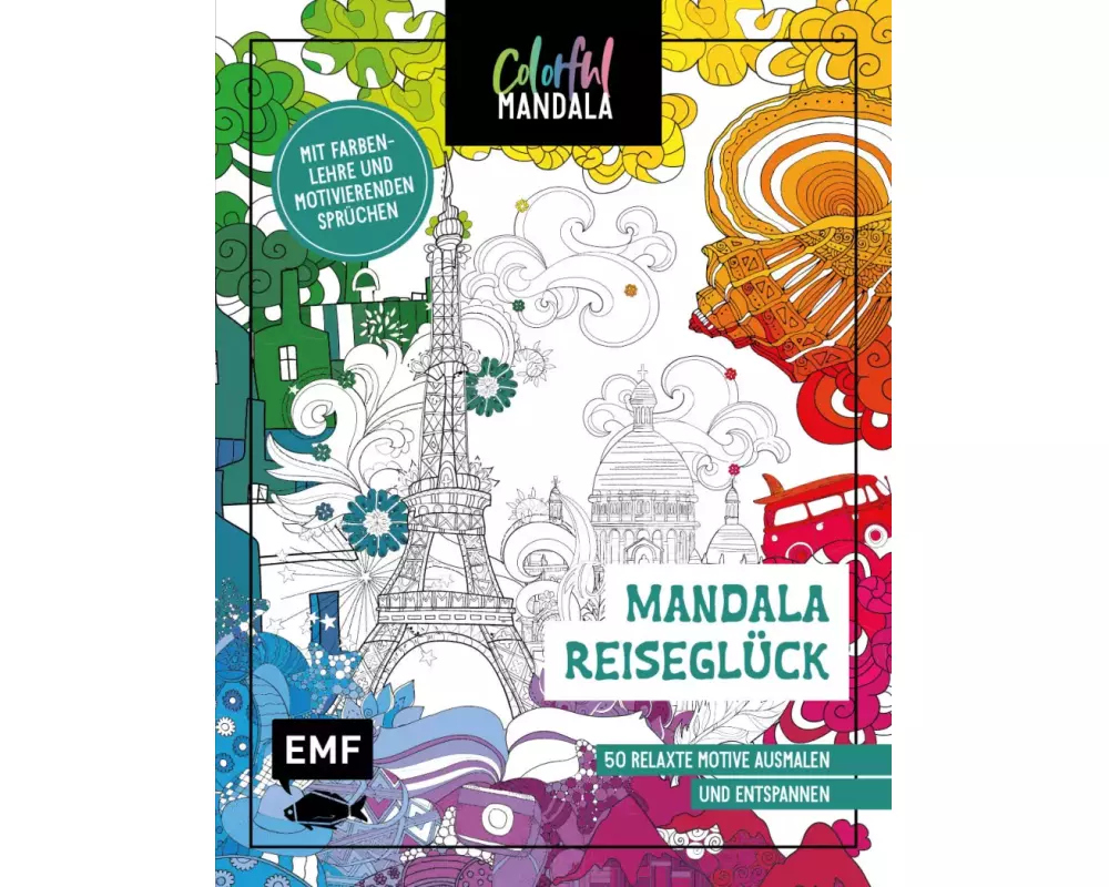 Colorful Mandala – Mandala – Reiseglück