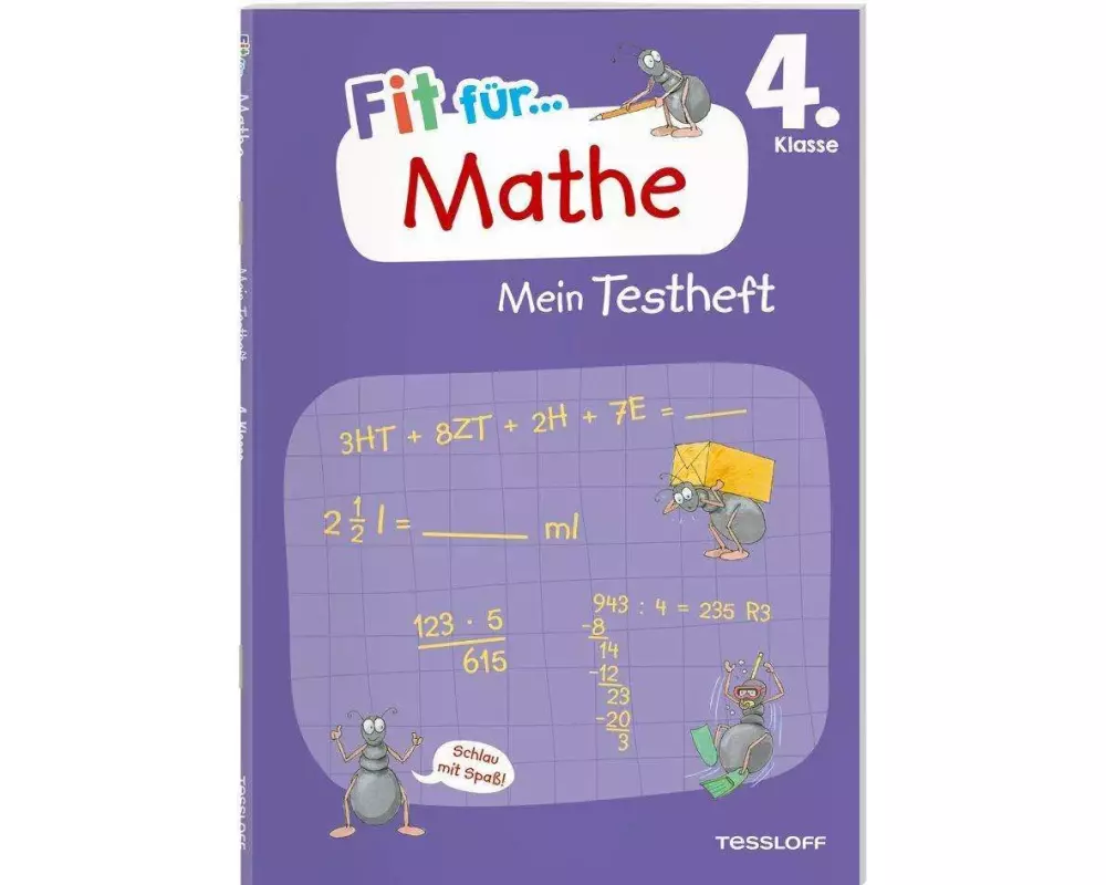 Fit für Mathe 4. Klasse. Mein Testheft