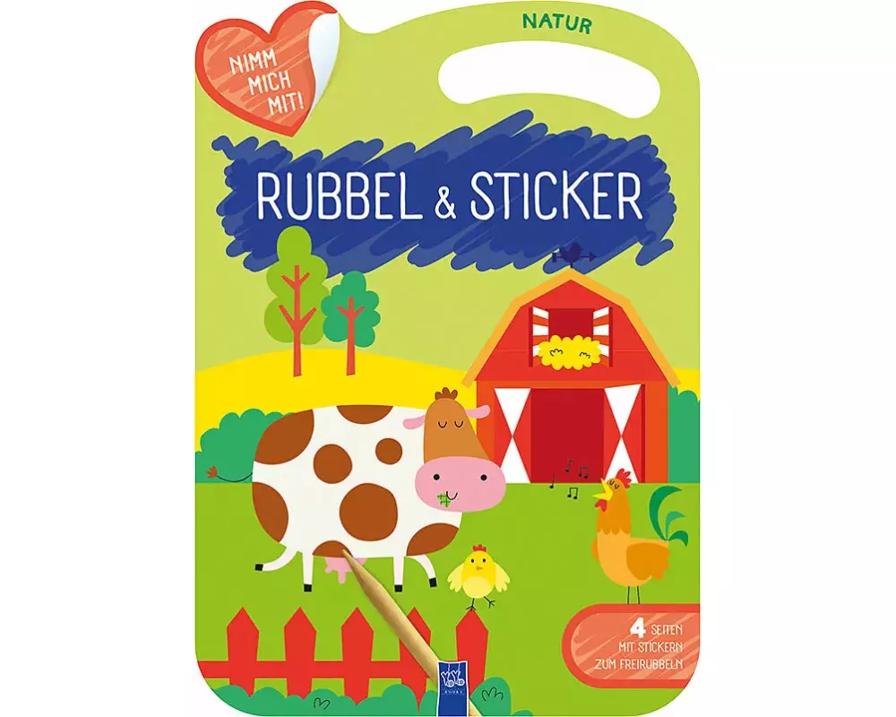 Rubbel & Sticker - Natur