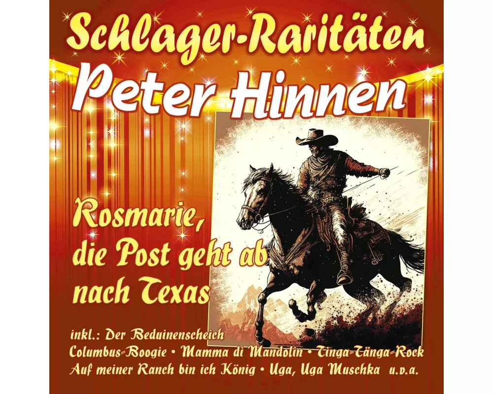 Rosemarie,die Post geht ab nach Texas (Schlager-R