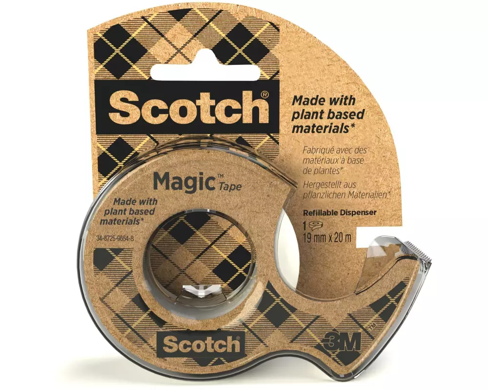 Scotch Handabroller Magic Greener Choice 19 mm x 20 m, 1 Stück