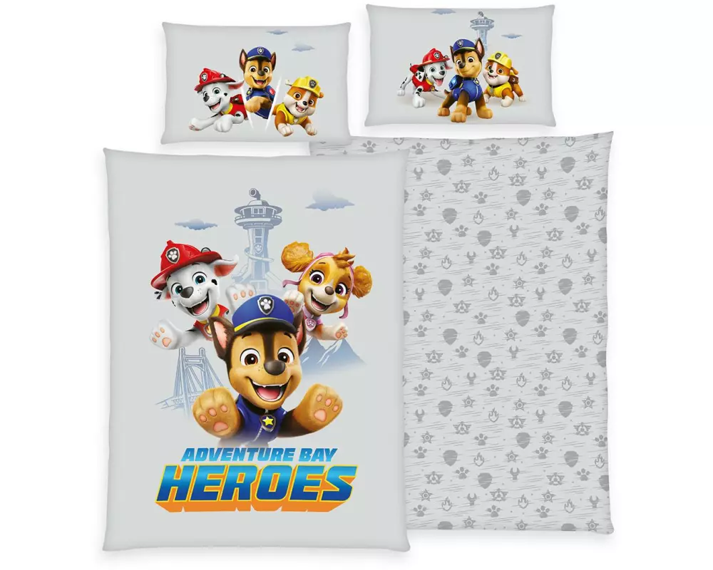 Herding Kinder Bettwäschegarnitur Paw Patrol, 65/100+160/210 cm