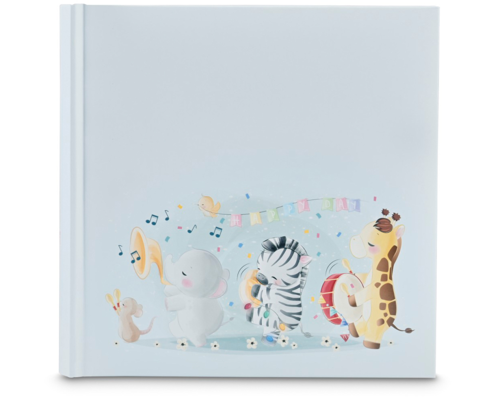 HAMA Einsteckalbum 22.5x22cm 7732 Animals, hellblau 100 Seiten