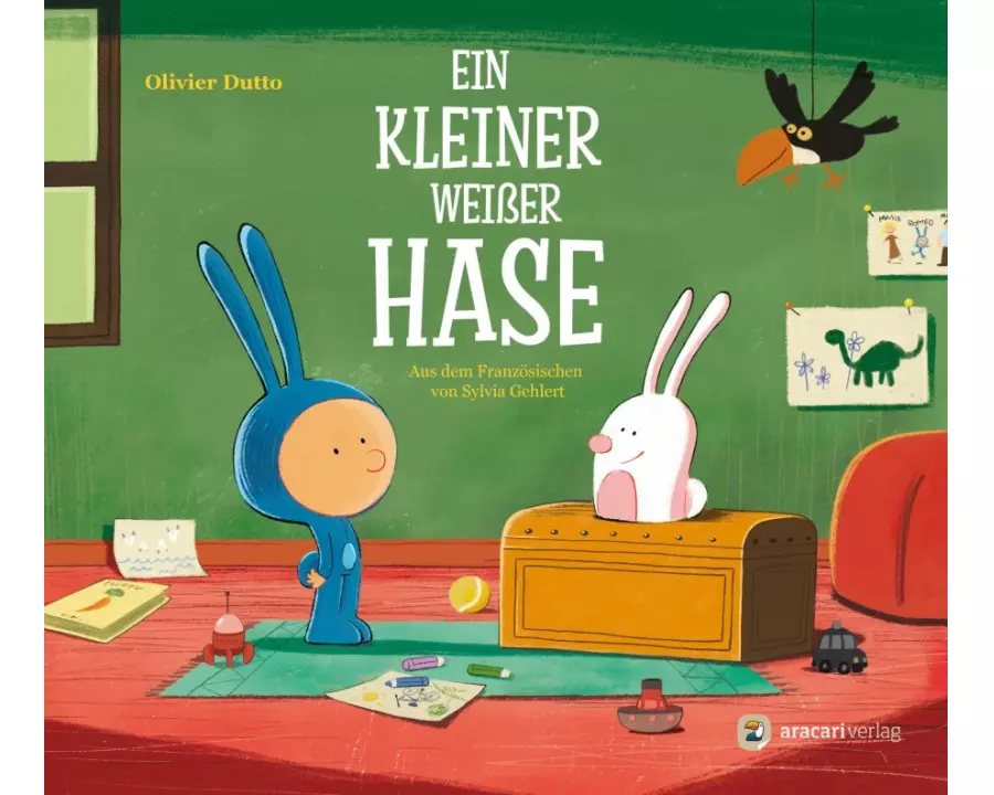 Ein kleiner weißer Hase