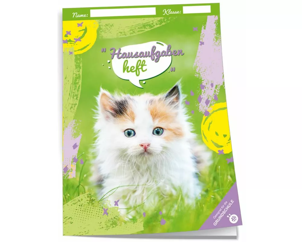 Trötsch Hausaufgabenheft Grundschule Katze