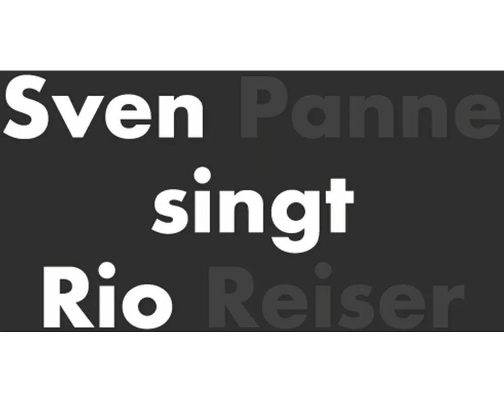 Sven Panne singt Rio Reiser