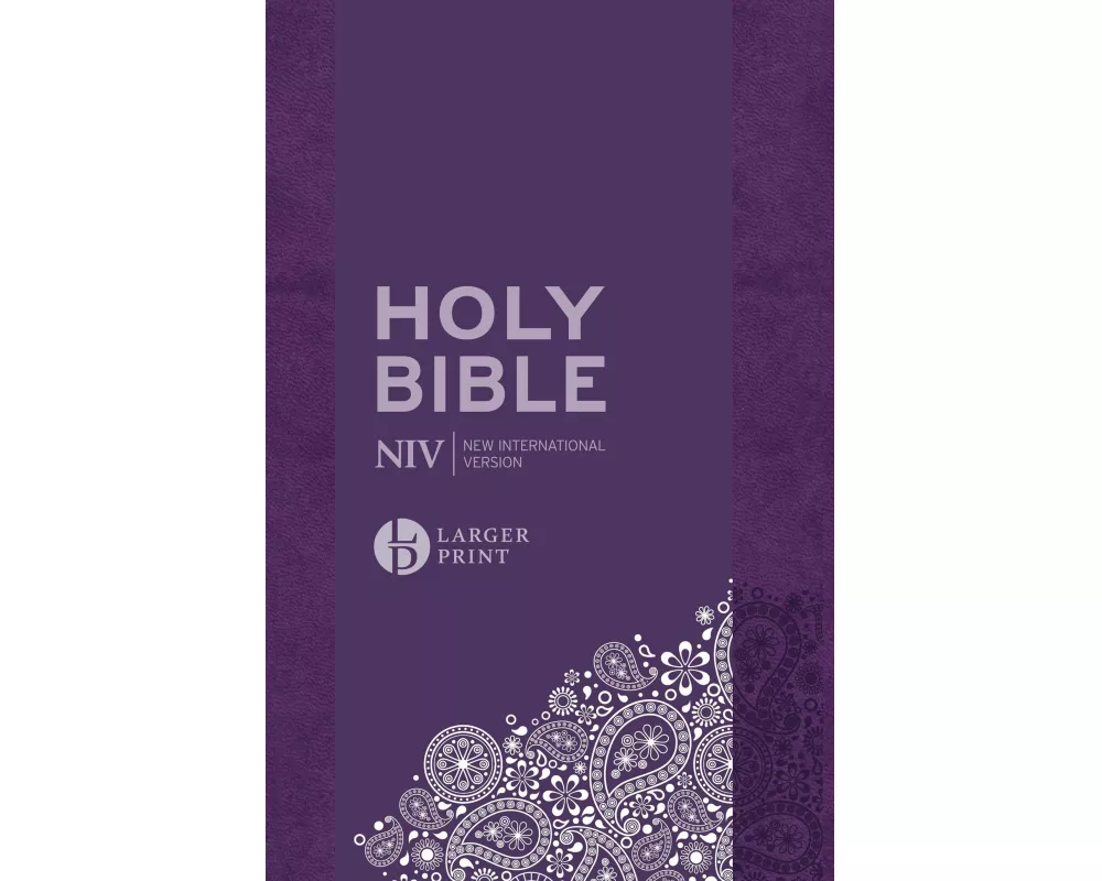 NIV Larger Print Personal Purple Soft-Tone Bible