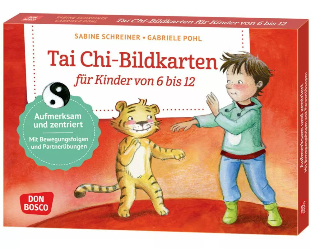 Tai Chi-Bildkarten für Kinder von 6 bis 12