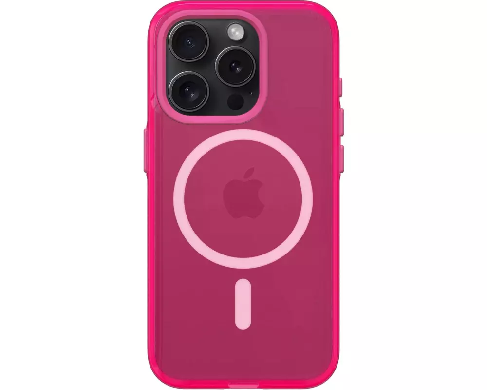 Rhinoshield Back Cover JellyTint MagSafe iPhone 15 Pro Fancy Pink