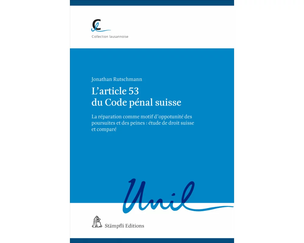 L'article 53 du Code pénal suisse
