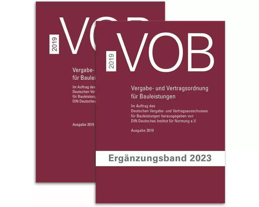 Paket VOB Gesamtausgabe 2019 + VOB Ergänzungsband 2023