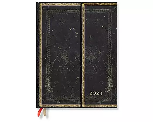 Arabica (Old Leather Collection) Ultra Verso 12-month Dayplanner 2024