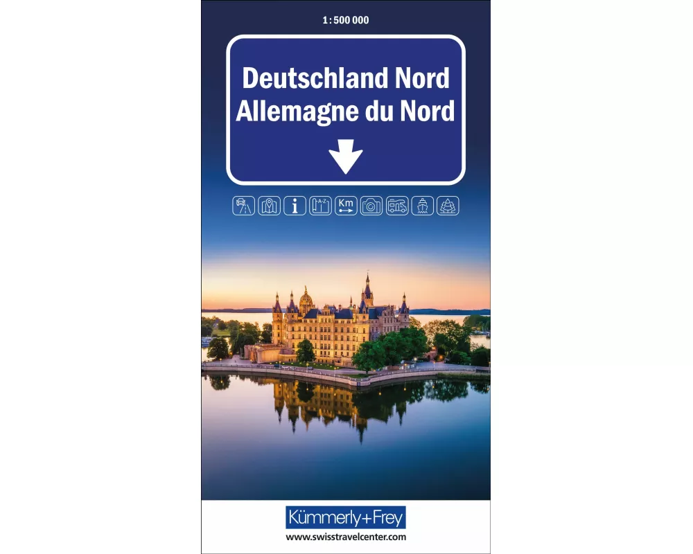 Kümmerly+Frey Strassenkarte Deutschland Nord 1:500.000