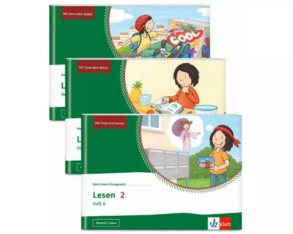Mein Anoki-Übungsheft - Paket Lesen 2