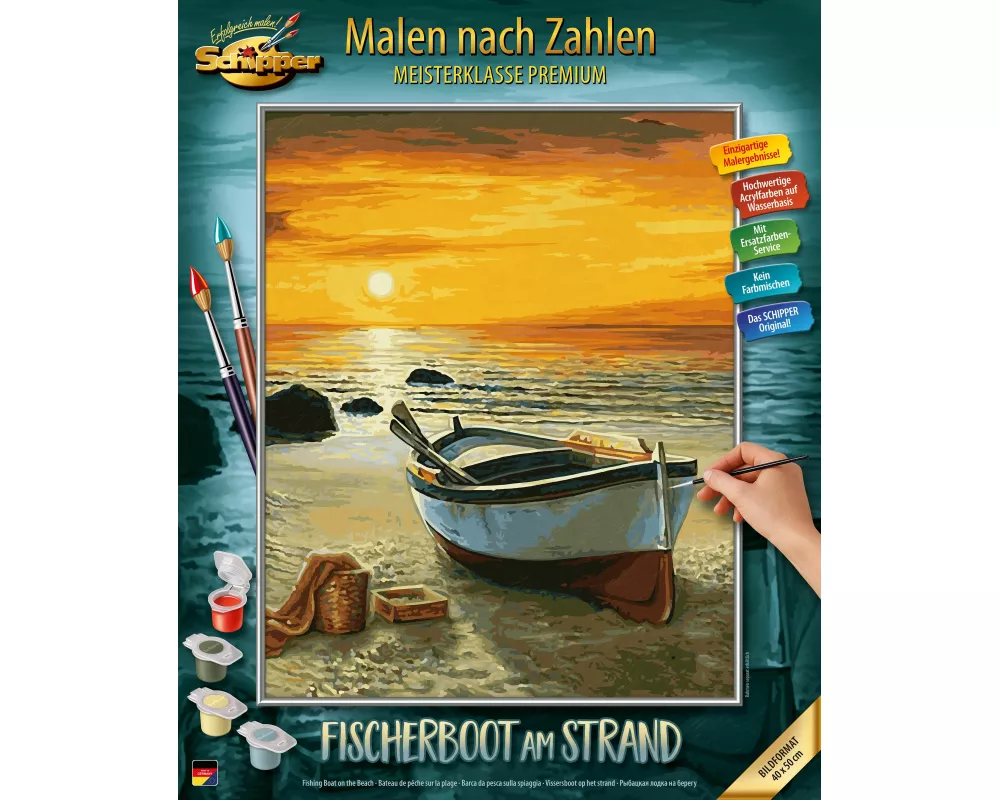 MNZ - Fischerboot am Strand