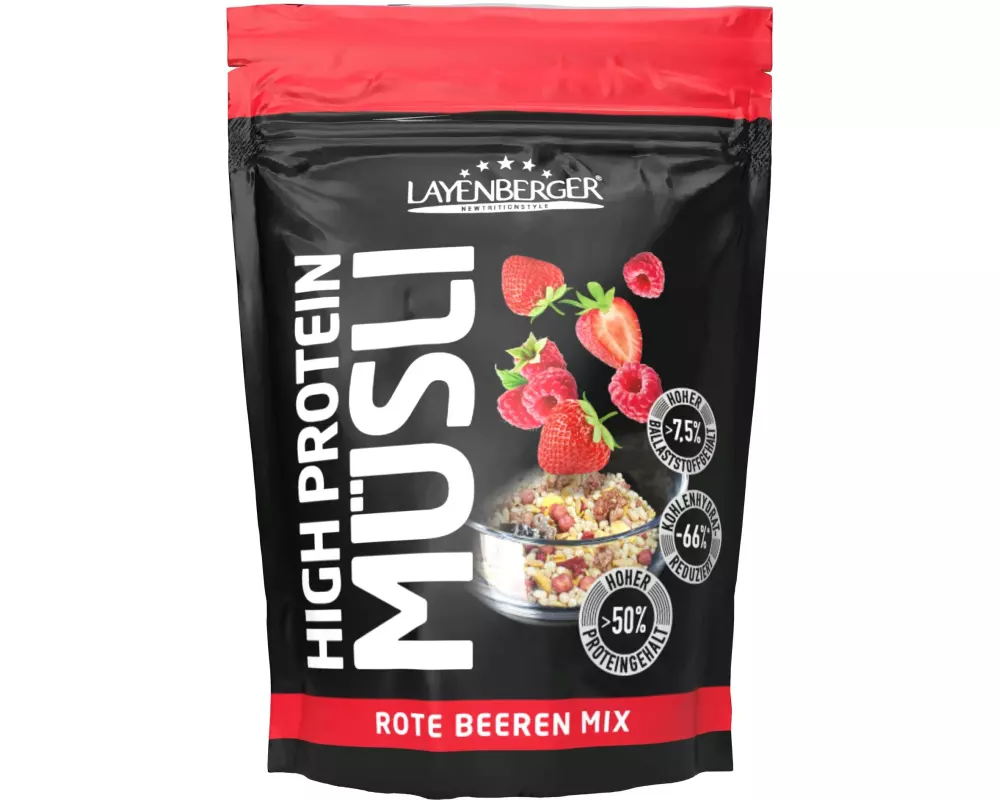 Layenberger Müesli 3K Protein Rote Beeren Mix 360 g
