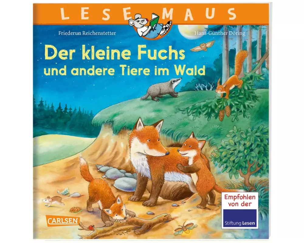 LESEMAUS 181: Der kleine Fuchs und andere Tiere im Wald