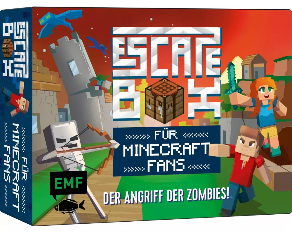 Die Escape-Box für Minecraft-Fans: Der Angriff der Zombies!