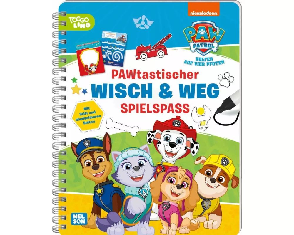 PAW Patrol Mitmachbuch: PAWtastischer Wisch & Weg Spielspaß