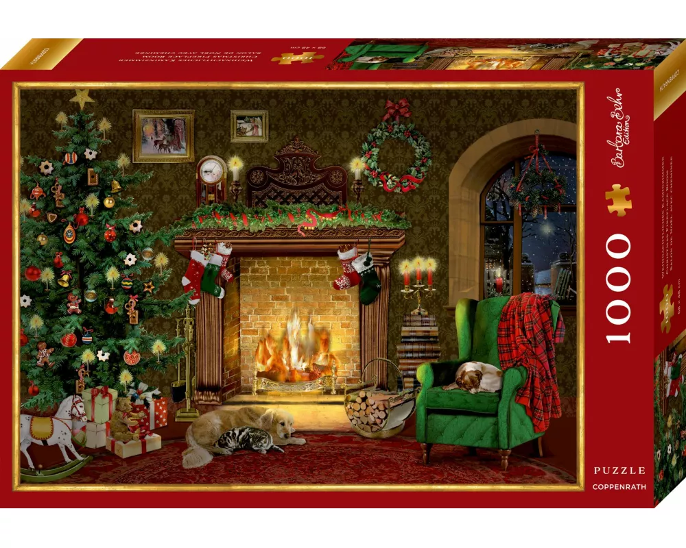Puzzle – Weihnachtliches Kaminzimmer