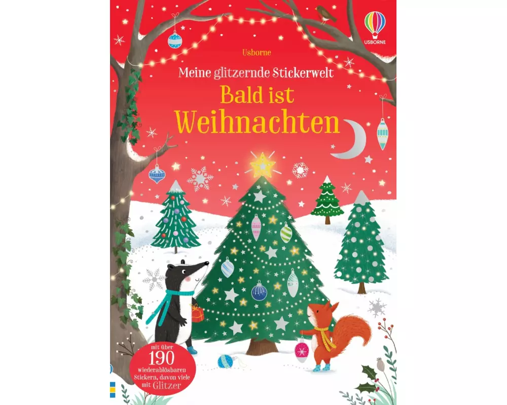 Meine glitzernde Stickerwelt: Bald ist Weihnachten
