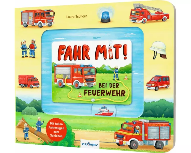 Meine Schiebebahn-Pappe: Fahr mit bei der Feuerwehr