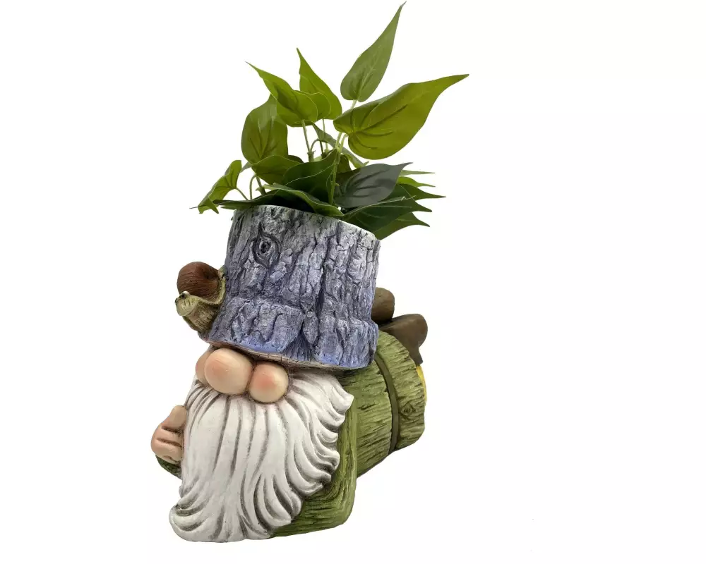 M & B Dekofigur Knuddel 21 x 18 x 34 cm, Blau/Mehrfarbig