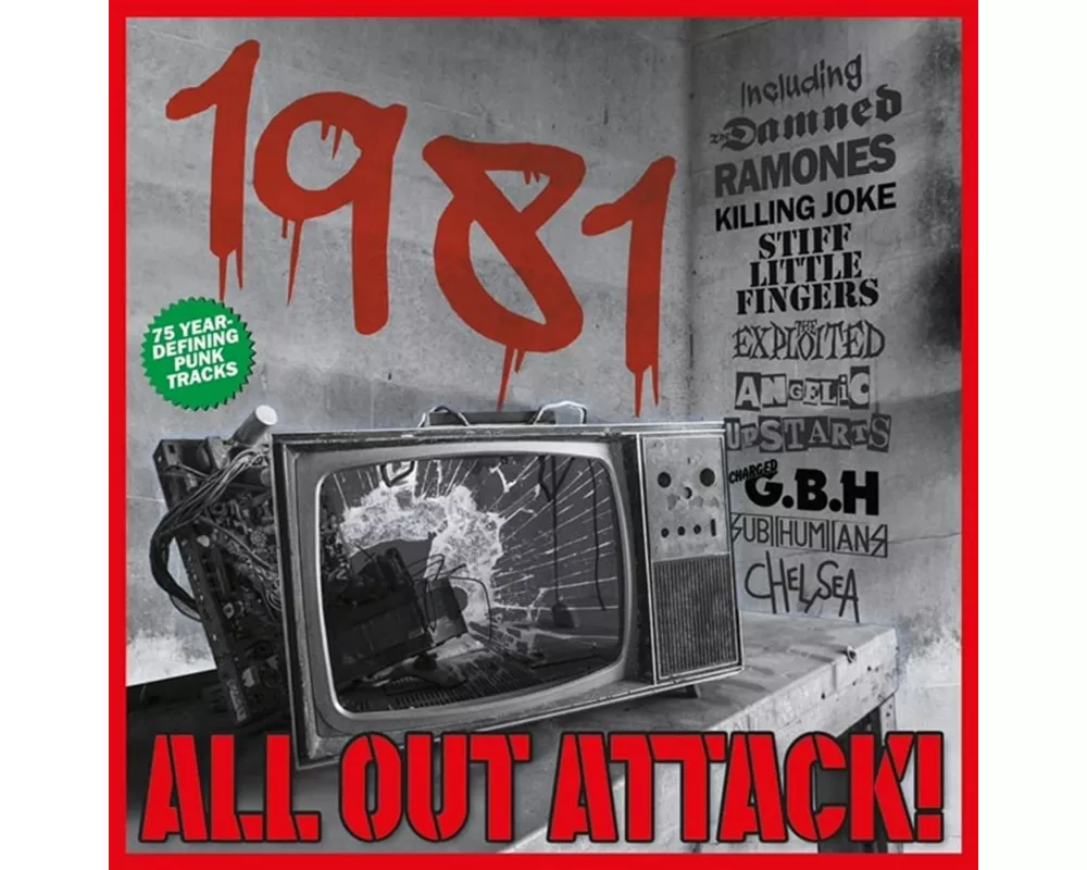 1981 - All out Attack 3CD Clamshell Box