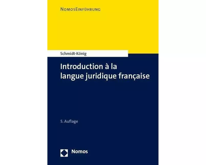 Introduction à la langue juridique française