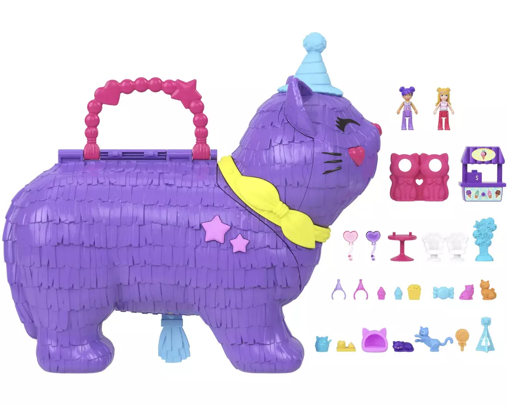 Polly Pocket Spielset Party Kätzchen Pinata