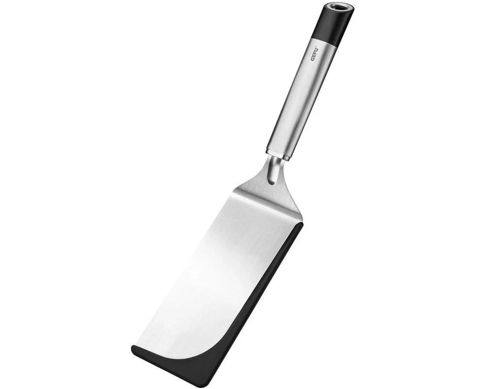 GEFU Pfannenwender Primeline 32.5 cm, Schwarz/Silber