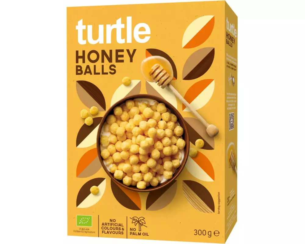 turtle Cerealien Bio Honey Balls 300 g
