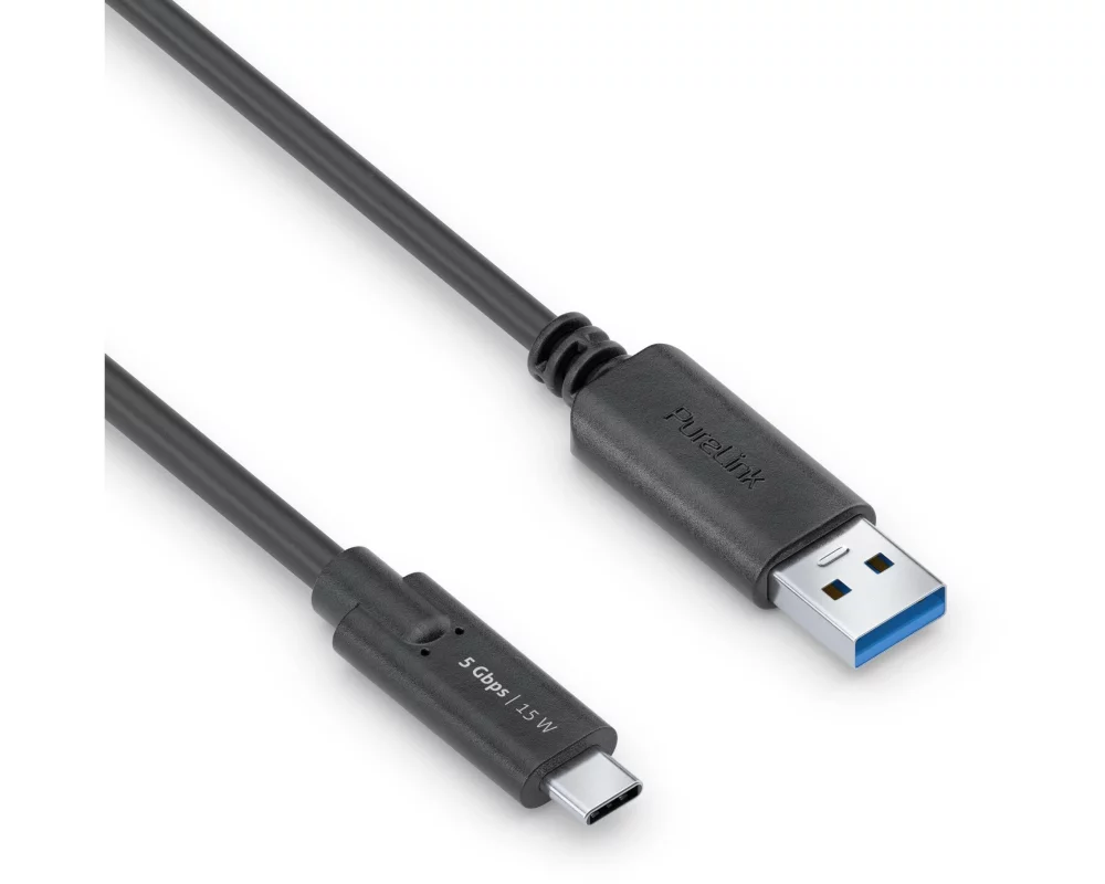 PureLink USB 3.1-Kabel USB-C - USB-A 1.5 m