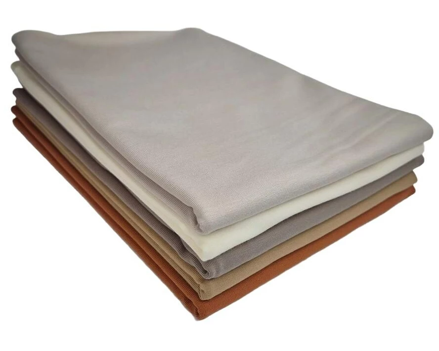 Stoffe Stoff Jersey Uni Naturtöne 5-teilig, 5 x 0.5 m