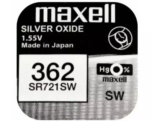 Maxell Europe LTD. Knopfzelle 362 SR721SW , 10 Stück