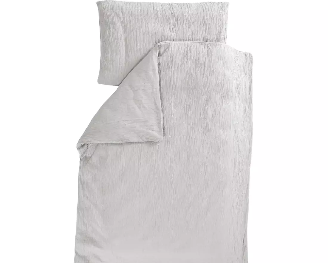 Träumeland Bettwäsche Signature 100 x 135 cm + 40 x 60 cm, Hellgrau
