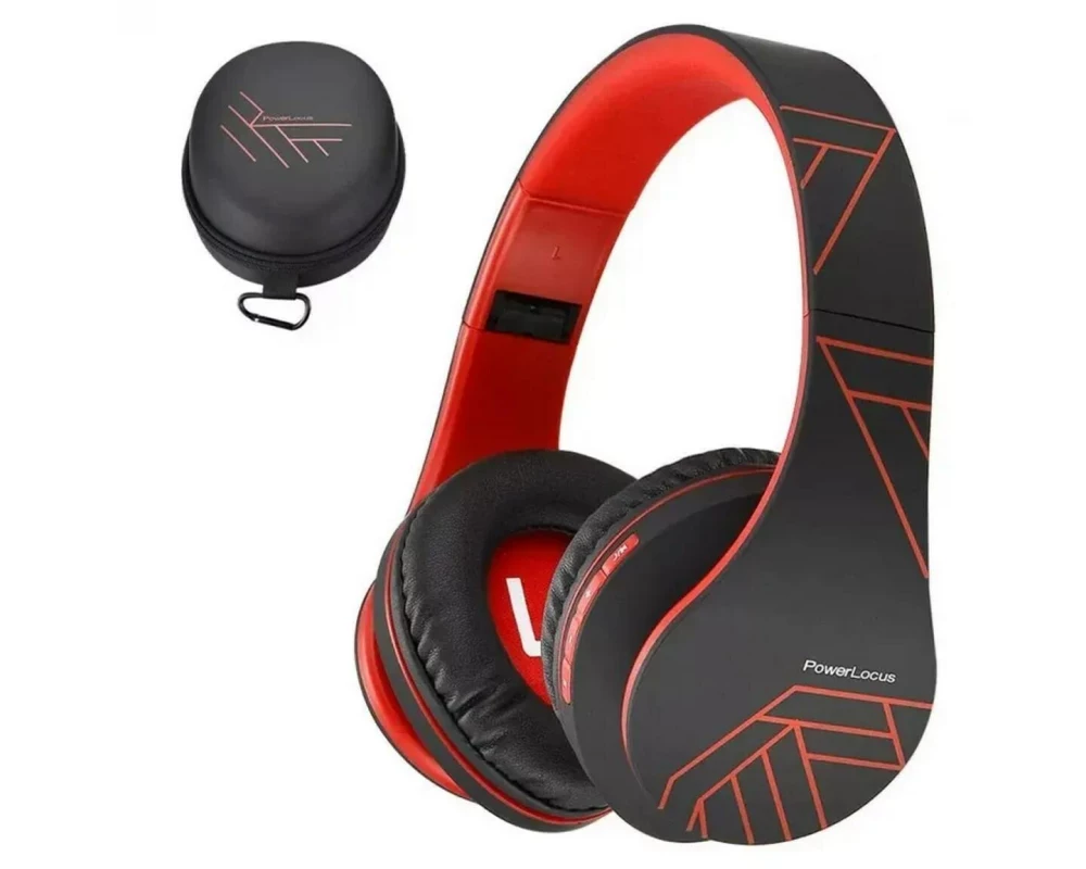 PowerLocus P2 Over-Ear Kunststoff Schwarz Rot